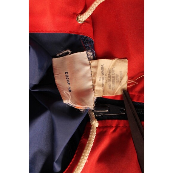 Nike Vintage Men's Pullover Hooded Windbreaker Jacket Size XL Blue Red - Picture 6 of 7